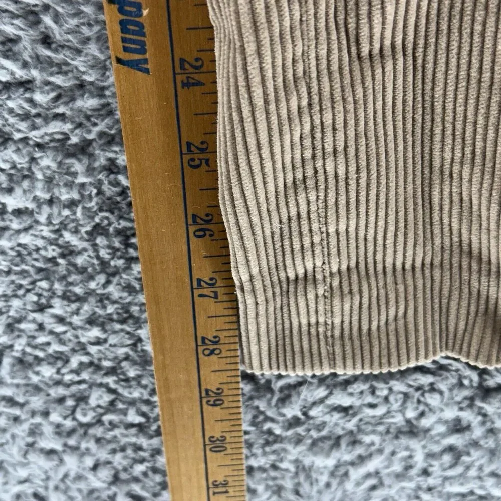 VTG WM F Farah Womens 18 36" Brown‎ Corduroy Chino Pants Straight Fit High Rise - Picture 6 of 8